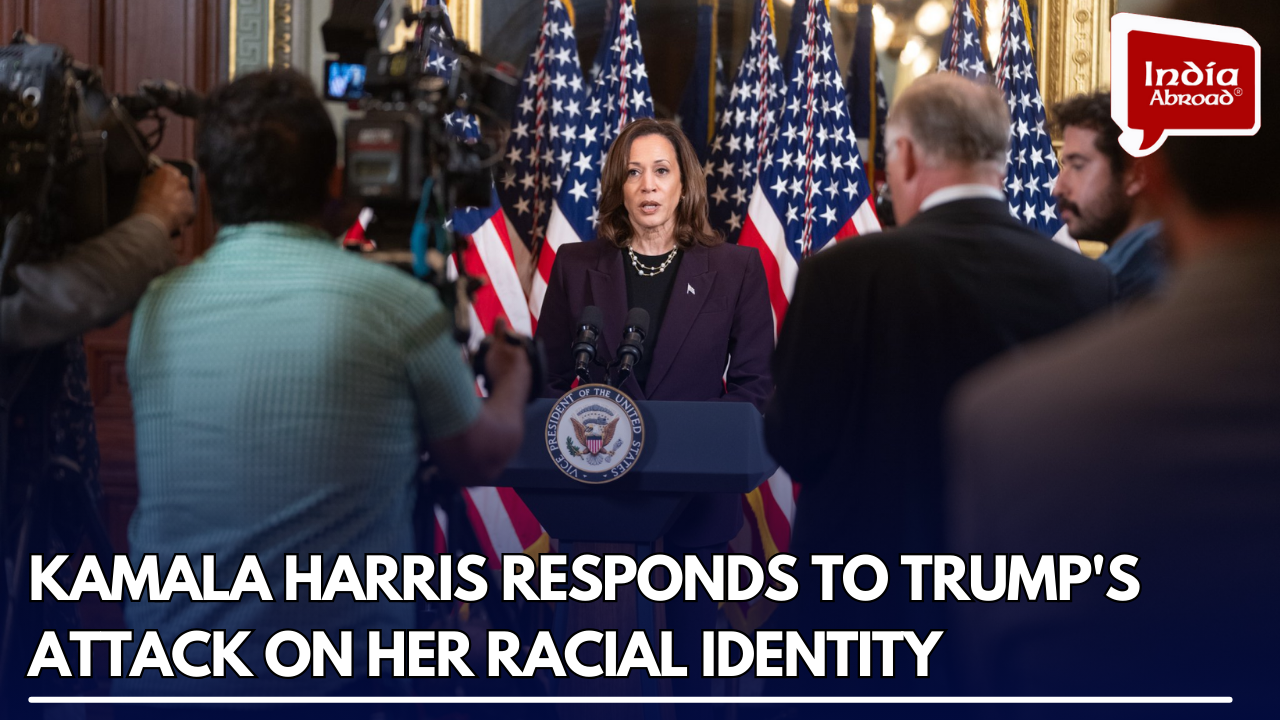 Kamala Harris responds to Trump's attack on her racial identity